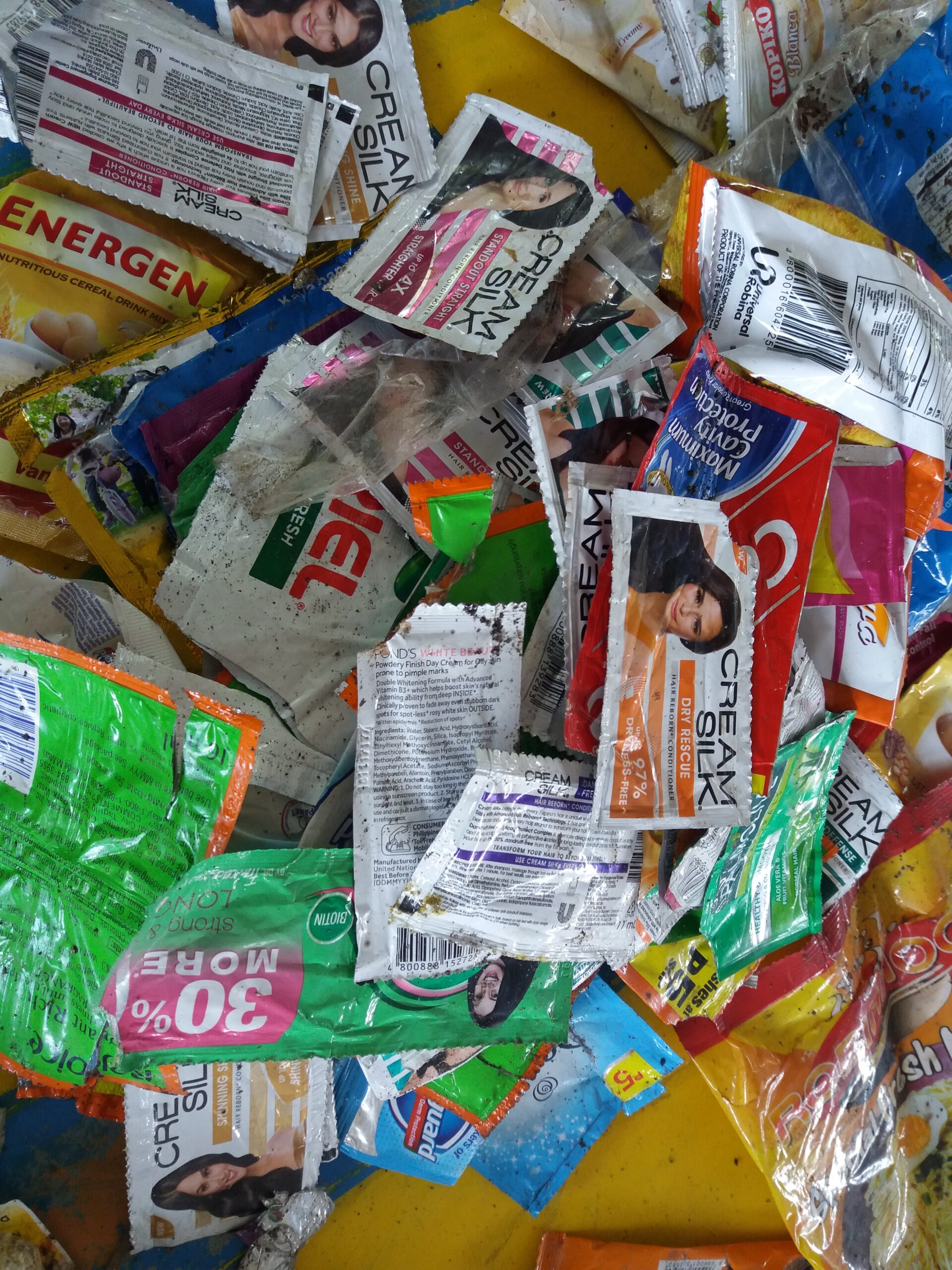 sachet plastic pollution